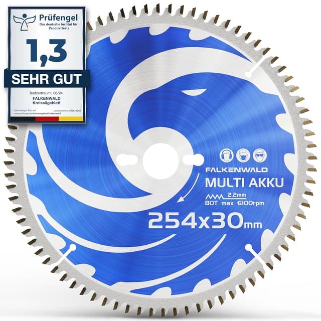 Thumbnail 6 de FALKENWALD Sägeblatt Holz 115 mm (Kreissägeblatt 115 x 22,23 mm) für Holz