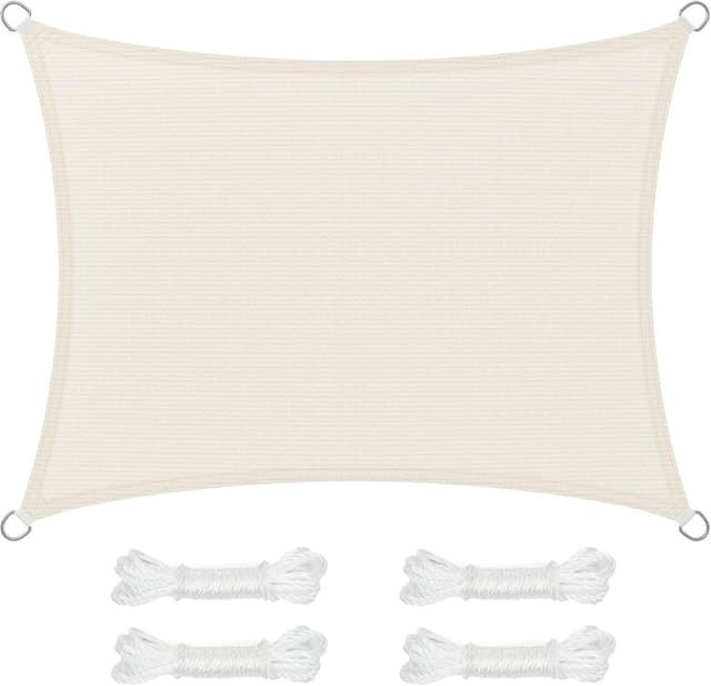 Detalle de SONGMICS Sonnensegel 3 x 4 m für Schatten