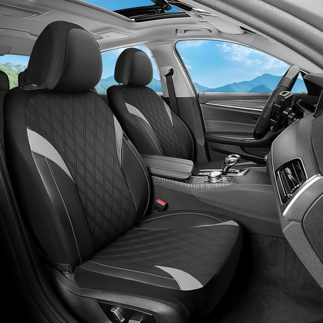 Detalle 2 de FLORICH Universal Waterproof Faux Leather Seat Covers Full Set (Front & Rear)