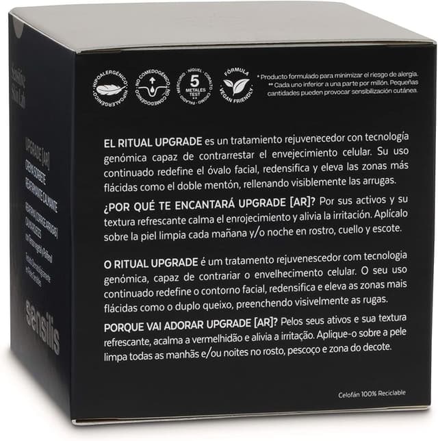 Detalle 2 de Sensilis Upgrade AR Crema reafirmante 50 ml