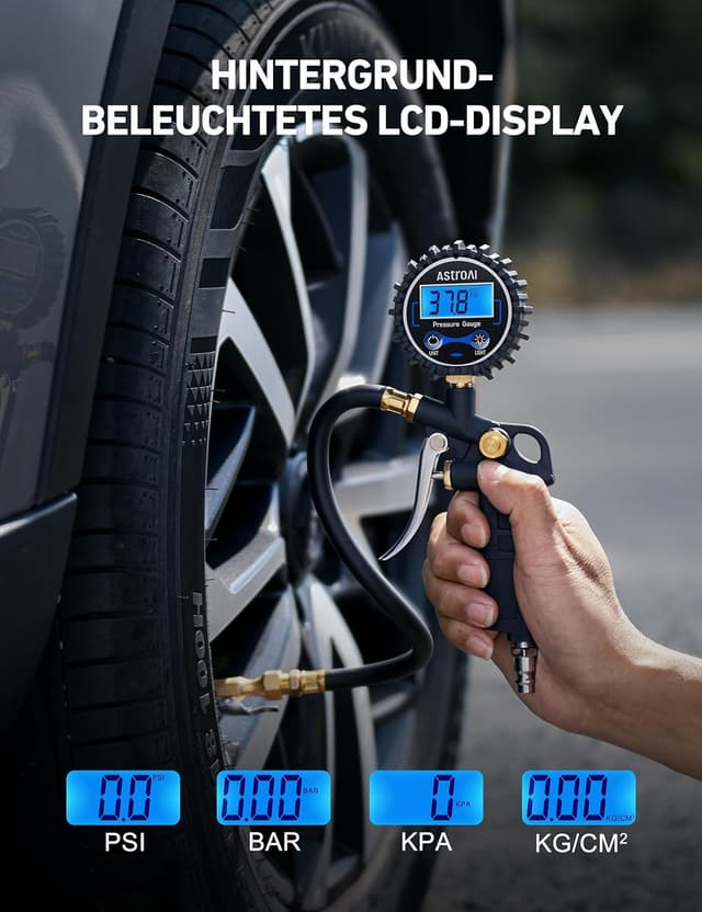Thumbnail 2 de AstroAI Digitaler Reifenfüller 250 PSI