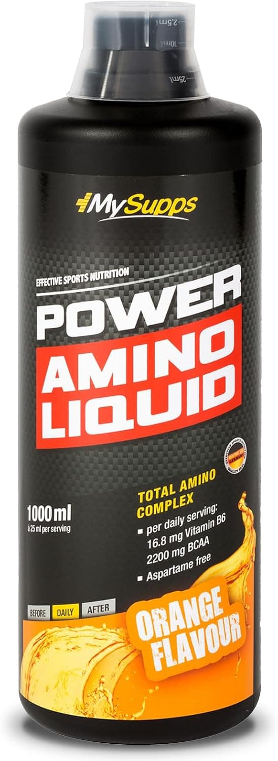 Detalle de My Supps Power Amino Liquid 1000ml Orange