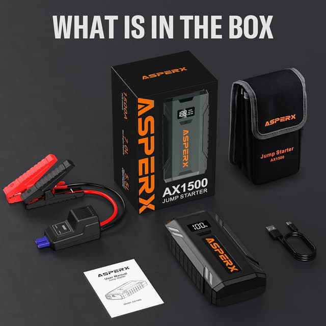 Thumbnail 6 de ASPERX Jump Starter Power Pack 12V