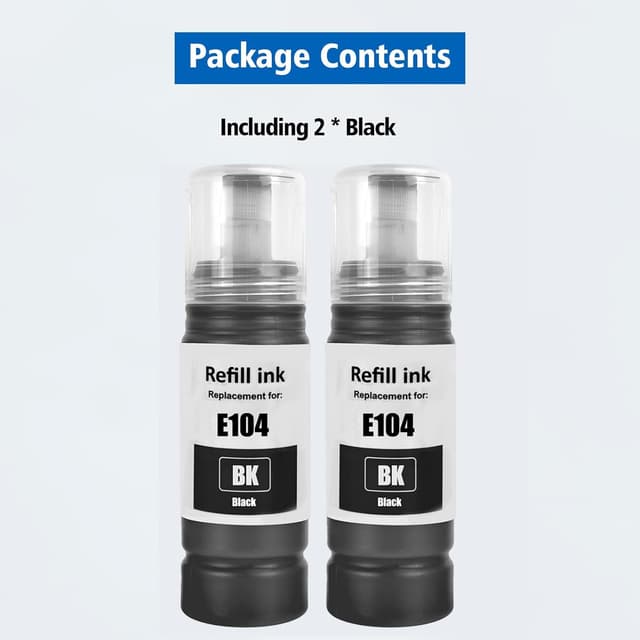 Detalle de ASEKER inchiostro Nero 104 2 flaconi