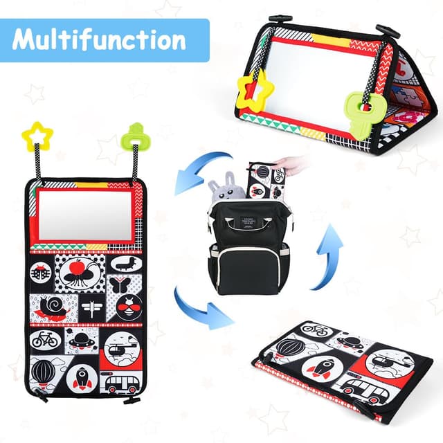 Detalle 1 de Baby-Spiegel Lernspielzeug mit Knisterbuch