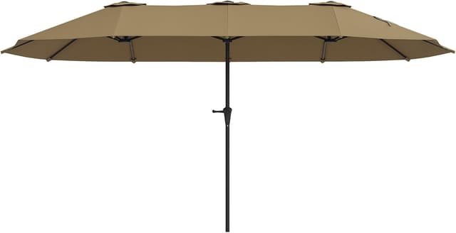 Detalle de Outsunny Sombrilla Doble 4x2 m para terraza