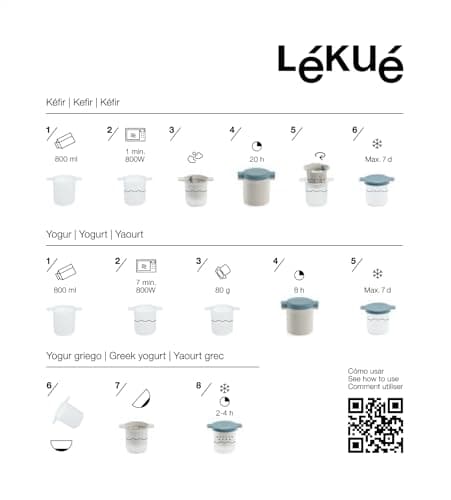 Thumbnail 8 de Lékué Yogurt y Kéfir casero