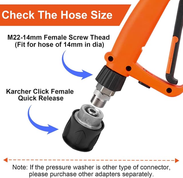 Thumbnail 6 de Kebtek MRP-003-A 5200 PSI pistola idropulitrice