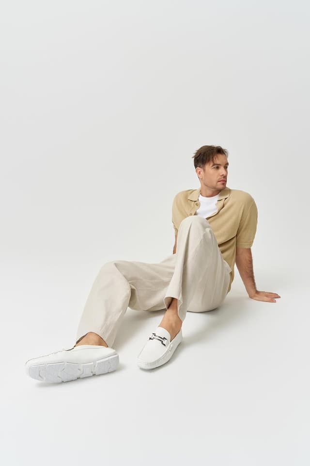 Detalle 2 de Jousen Men’s Casual Loafers Slip-On Driving Shoes with Penny Style