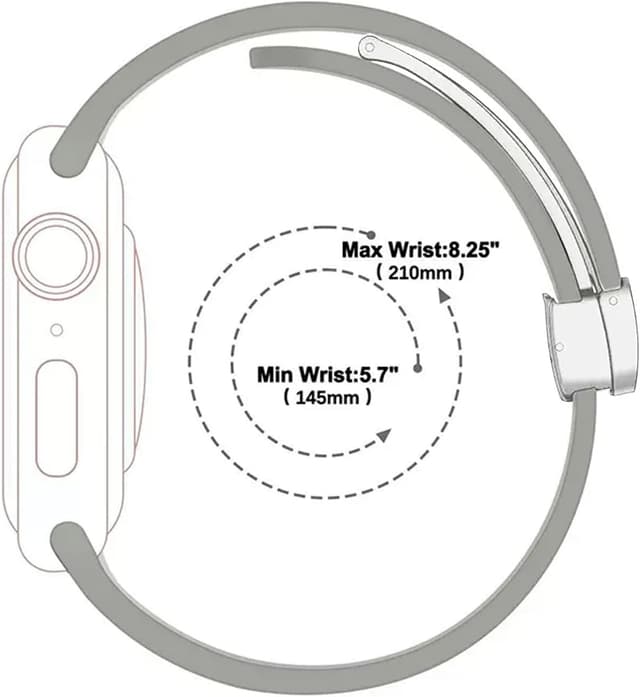 Detalle 1 de Silicone Apple Watch strap 41mm