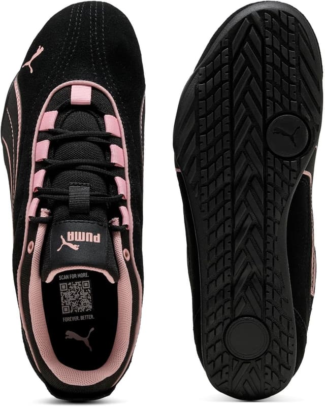 Detalle de Puma Catch Soleil Suede BasketFemme en daim : chaussure à lacets pour un style décontracté