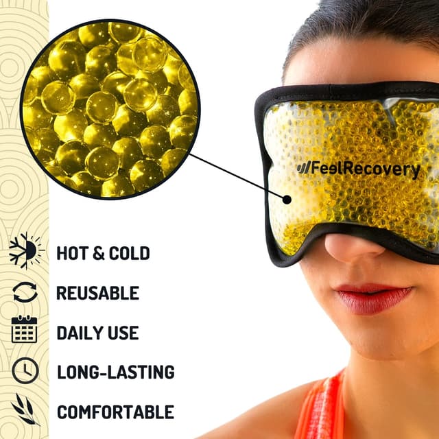 Thumbnail 1 de Maschera Occhi Gel Riutilizzabile 21x11 cm 🧖