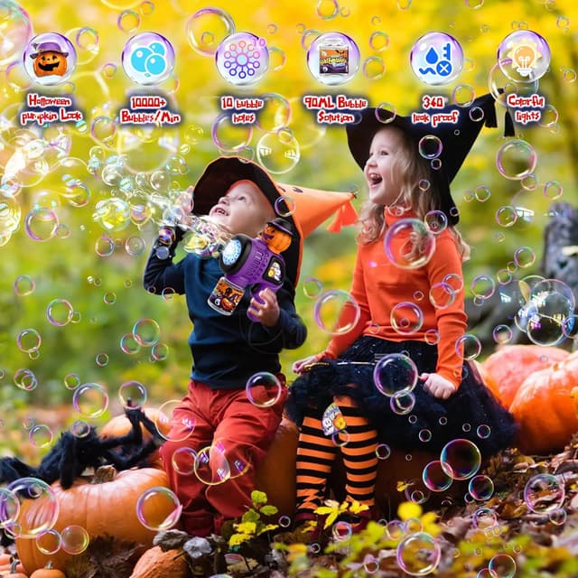 Thumbnail 1 de Panacare Halloween Elektronische Seifenblasenpistole 🎃