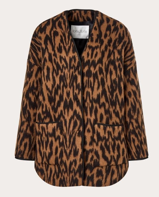 Imagen de Forte Forte Abrigo de lana estampado en OfertitasTOP