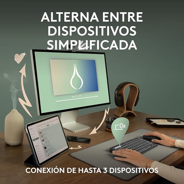 Thumbnail 2 de Logitech Pebble Keys 2 K380s: Teclado Bluetooth Portátil 🖥