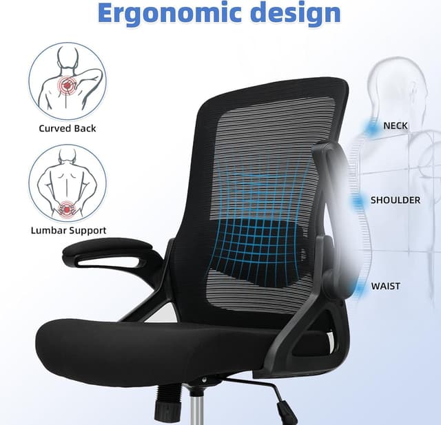 Thumbnail 4 de Durrafy Office Chair Ergonomic mesh chair with lumbar support