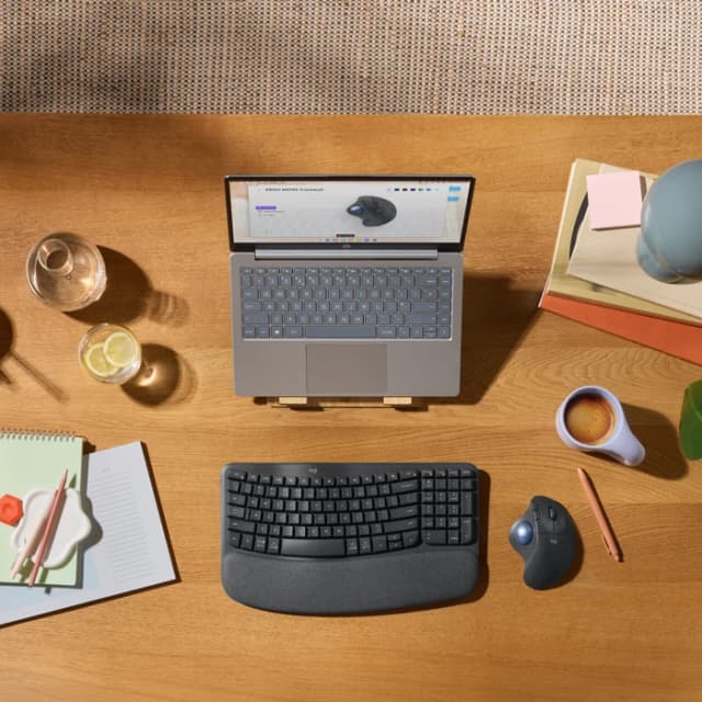 Thumbnail 8 de Logitech ERGO M575S Wireless Trackball Maus Schwarz