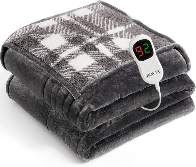 Detalle de JKMAX Heated Electric Blanket 72x84