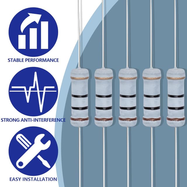 Thumbnail 5 de Innfeeltech 10 Ω Widerstand 2 W 🔌