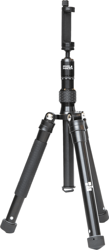 Detalle de Pixel Maker T3 Smartphone Tripod – tragbares Ministativ & Monopod für Vlogger