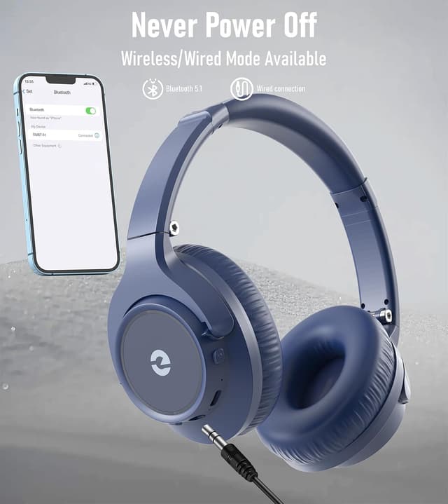 Thumbnail 5 de Rebocico Over Ear Wireless Bluetooth Headphones