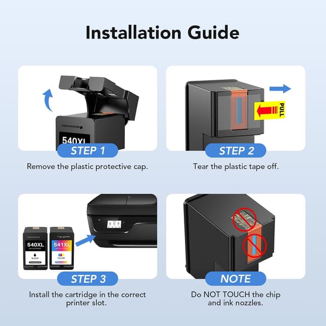 Detalle 2 de Compatible Canon 540XL 541XL Twin Ink Pack 🖨