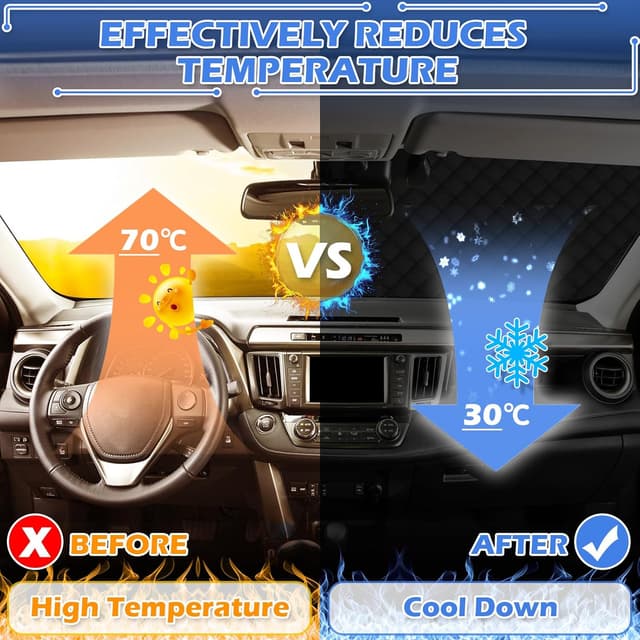 Detalle de Tevlaphee Windscreen Cover 197×128 cm