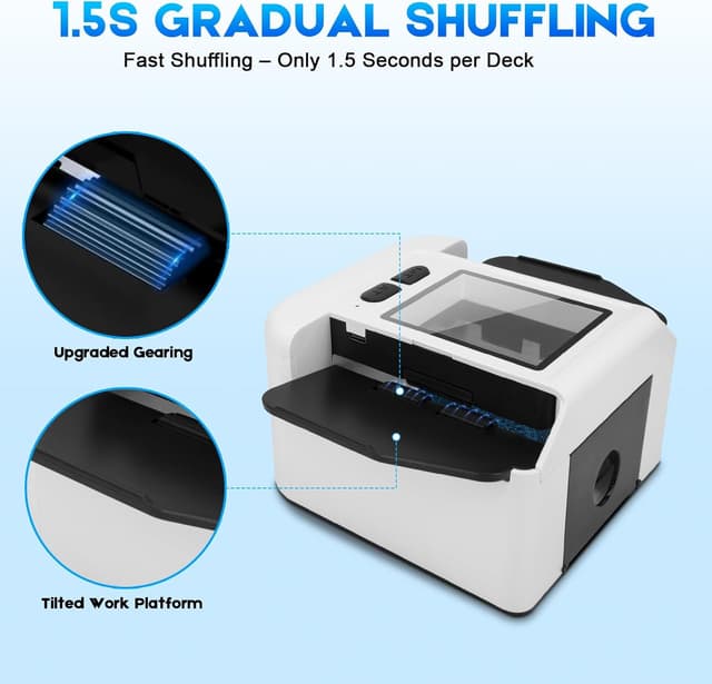 Thumbnail 5 de Ykall Barajador de Cartas Automático 2000mAh