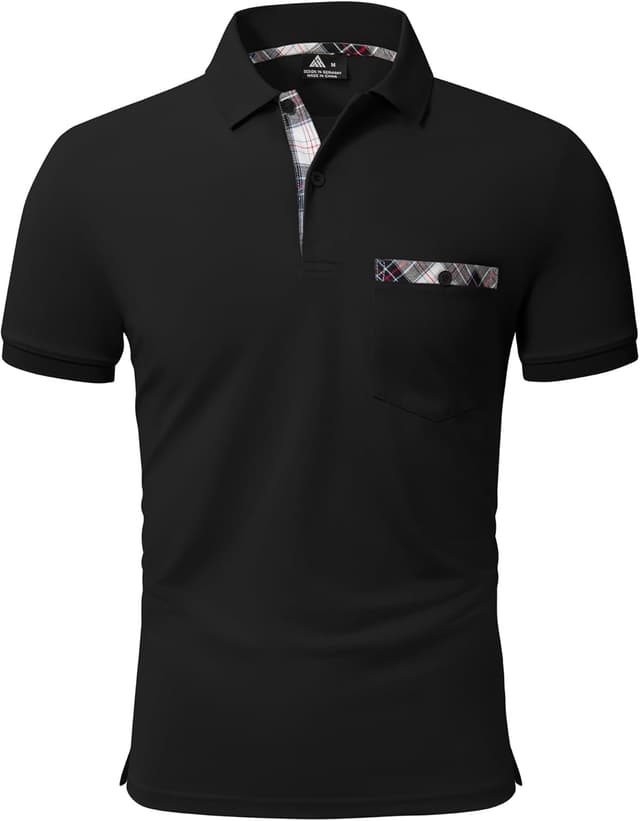 Thumbnail 2 de geeksport Polo uomo manica corta slim fit con tasca