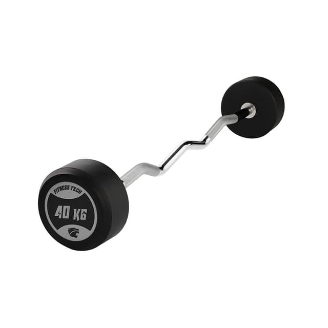 Imagen de Fitness Tech Barra montada curva 40 kg en OfertitasTOP