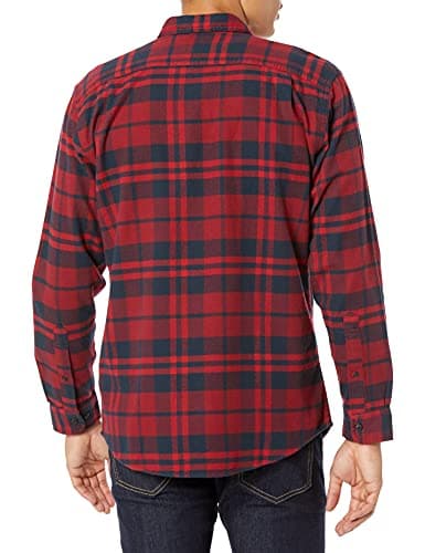 Thumbnail 2 de Amazon Essentials Camisa franela hombre XS Rojo cuadros