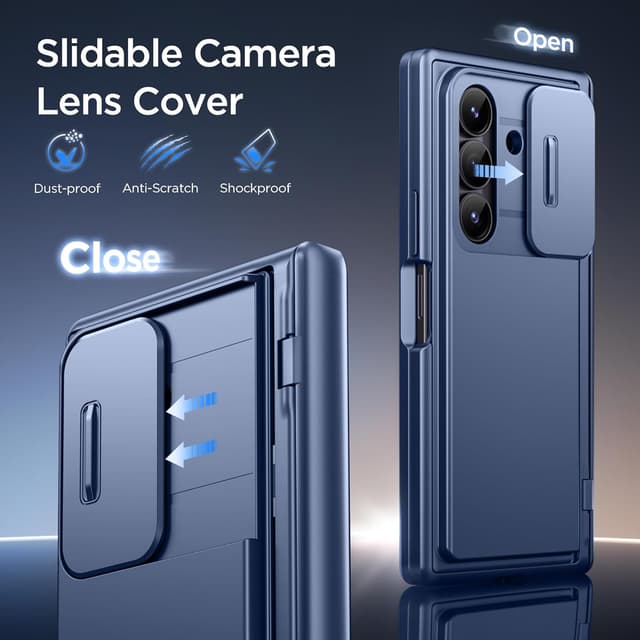 Thumbnail 6 de TONGATE Wallet Z Fold 7 Case 4-Card, Blue