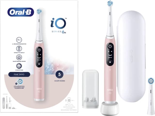 Thumbnail 9 de Oral-B iO Series 6N Hellrosa elektrische Zahnbürste