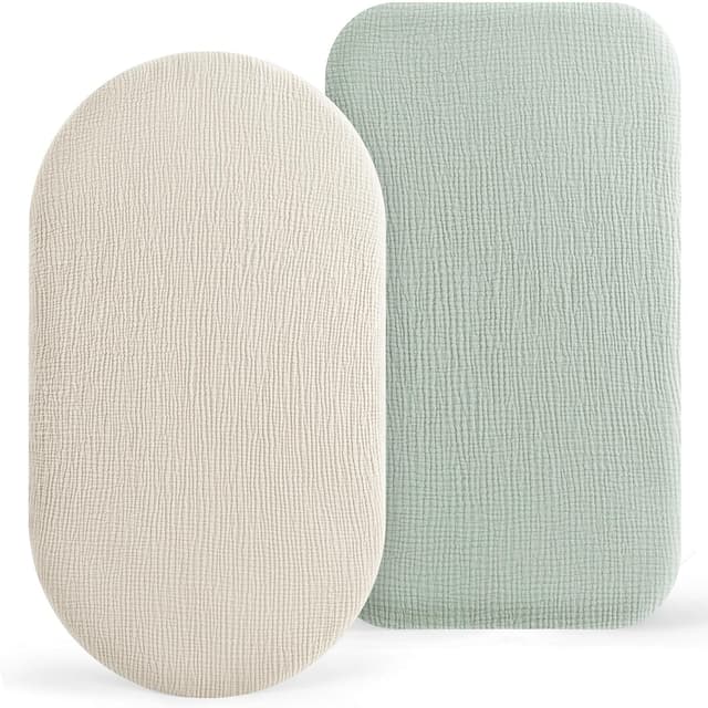 Imagen de Susurration Musselin Spannbettlaken 90x50 cm en OfertitasTOP