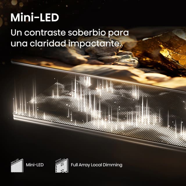 Detalle de Hisense 65E8Q 65" TV MiniLED UHD 4K Smart TV reacondicionada grado A