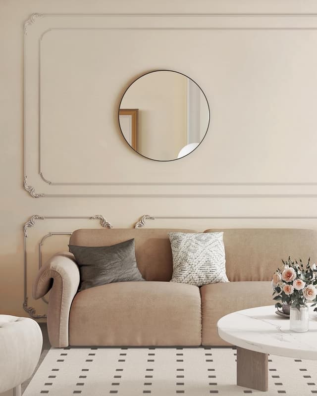 Thumbnail 6 de SONGMICS LWM103BD03 Rundspiegel 76 cm