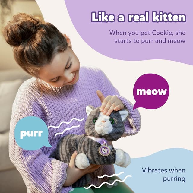 Detalle 2 de BABY born My Cat Cookie plush with sound & vibration (incl. cat basket)
