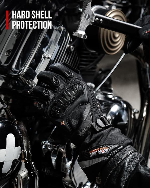 Thumbnail 6 de IRON JIA'S Gants Moto Hiver Homologués Level 1 KP XL