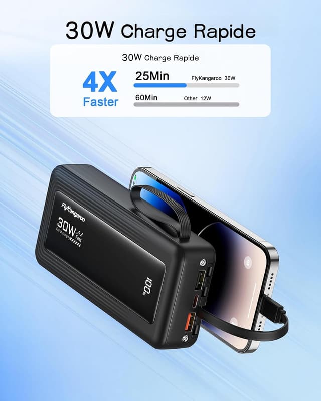 Thumbnail 1 de FlyKangaroo batterie externe 27000mAh