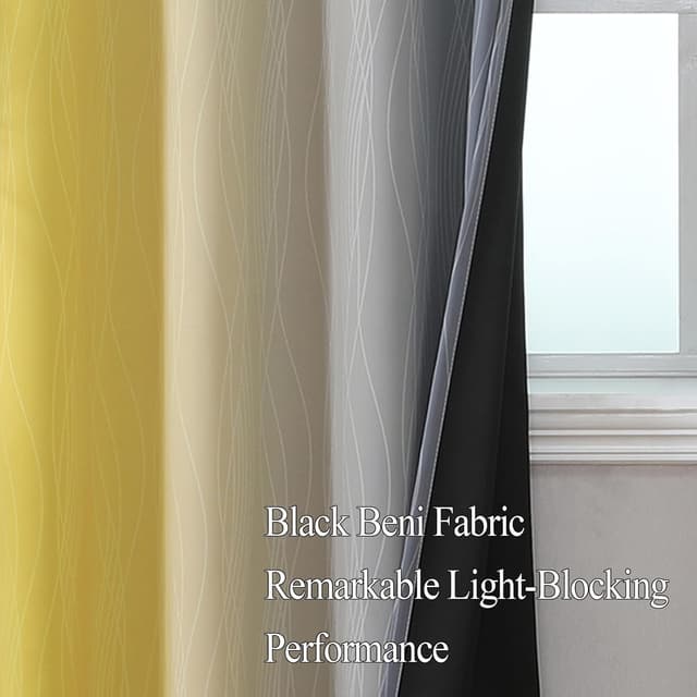 Thumbnail 4 de VEHEDE Blackout Curtains 52x96 Inch