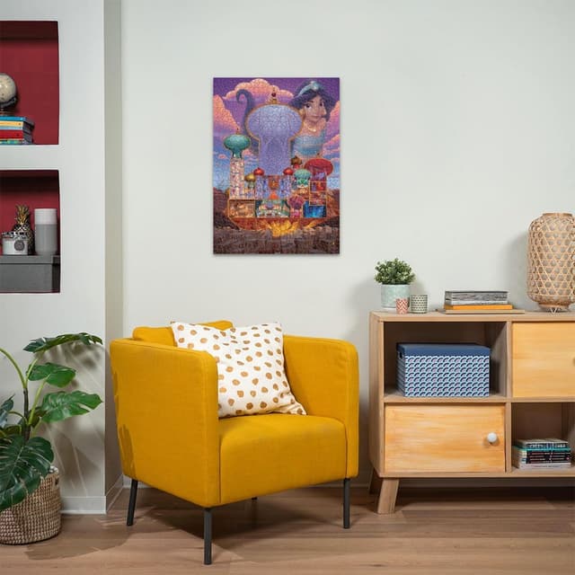 Detalle de Ravensburger Disney Aladdin Castles Jamine 1000 Piece Jigsaw Puzzle (Soft-Click)