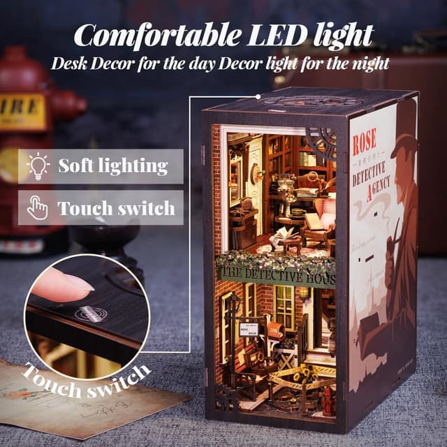 Thumbnail 3 de CUTEBEE Book Nook Kit Casa Delle Bambole