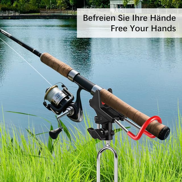 Detalle 2 de Leeko Rutenhalter 2er Set, 360° verstellbar