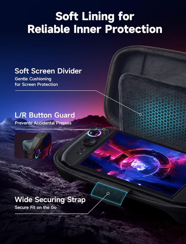 Thumbnail 5 de JSAUX Slim Reisetasche für Lenovo Legion Go 8 Karten