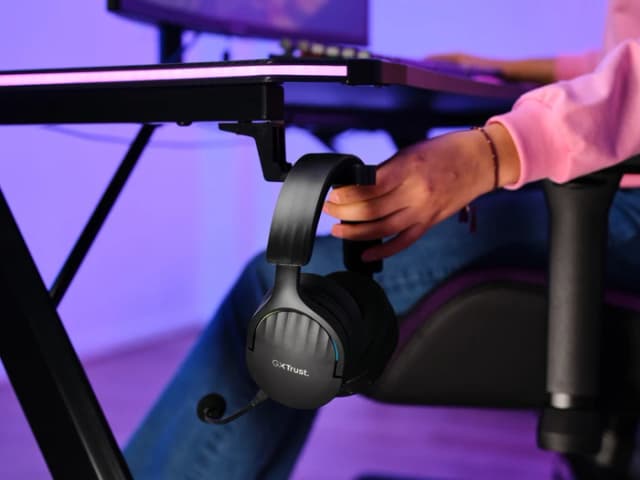 Detalle 2 de Trust Fayzo GXT491 kabelloses Headset (PC & PlayStation) Schwarz