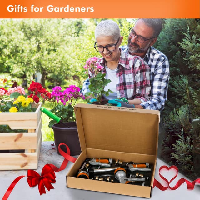 Thumbnail 6 de RESTMO 91–152 cm metal telescopic watering wand with 180° adjustable head and 7 spray patterns