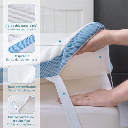 Detalle 2 de Amazon Basics Topper de Espuma Viscoelástica 100x200cm