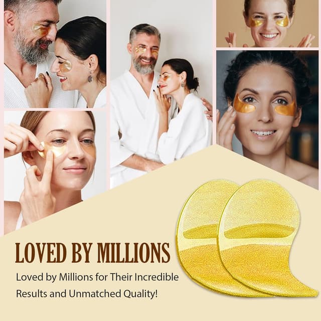 Thumbnail 6 de Maschera occhi 24K Gold 60 pezzi 💆