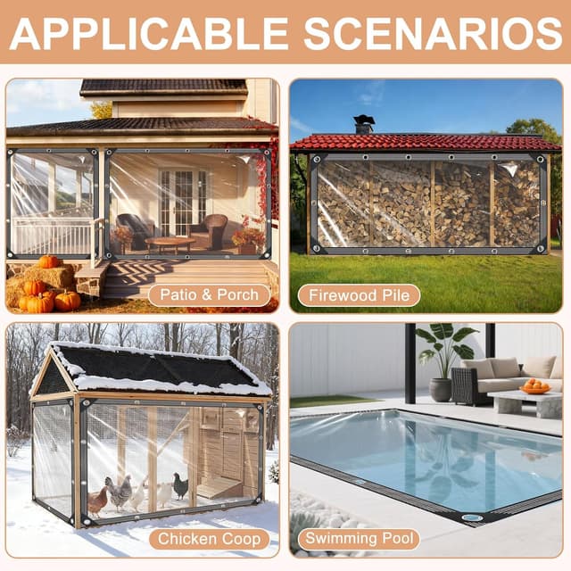 Detalle 1 de Mosvion Bâche transparente 2x2 m