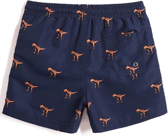 Detalle de MaaMgic Badeshorts für kleine Jungen mit Mesh-Futter, Schnell trocknend & verstellbarem Tunnelzug